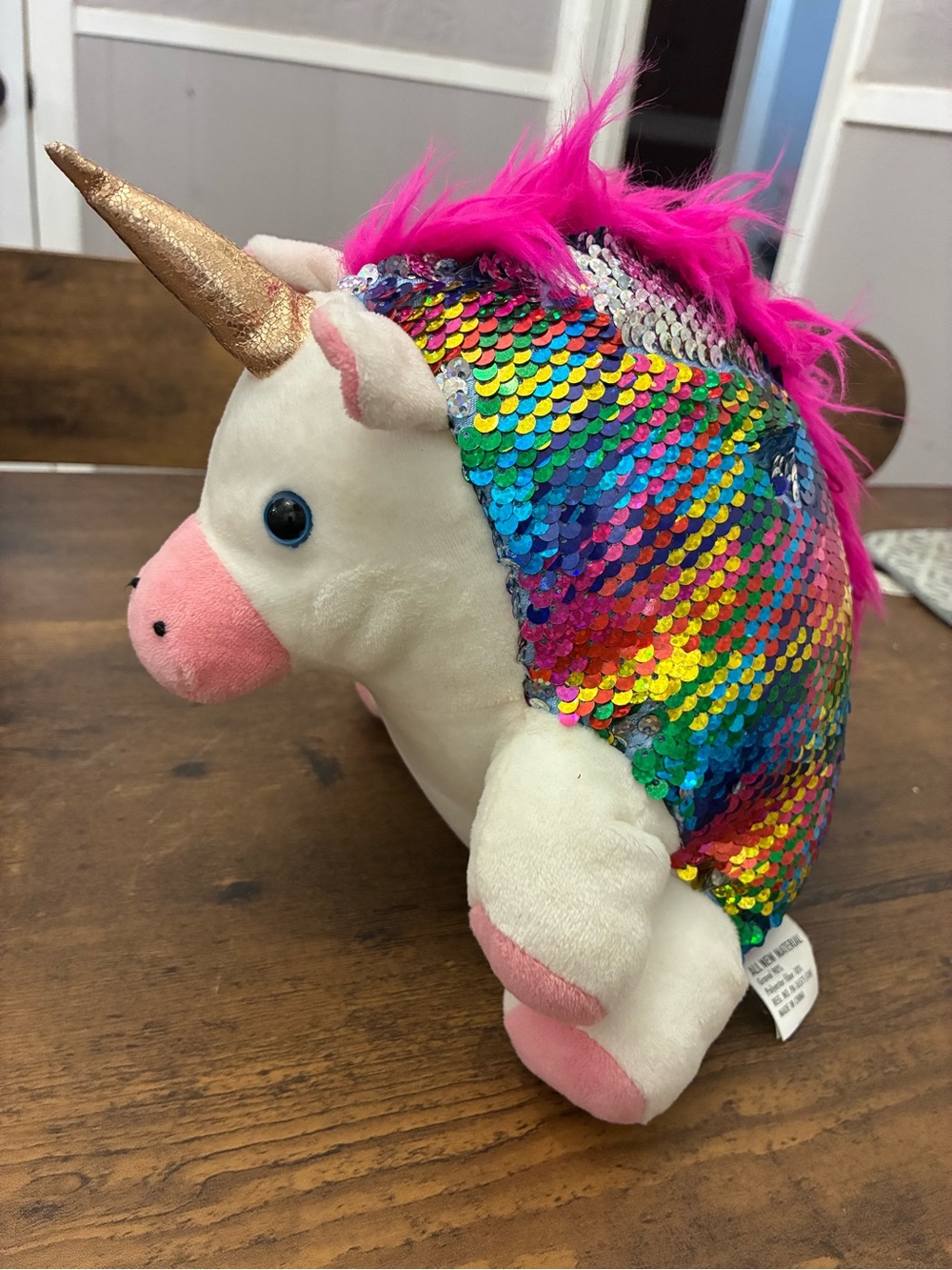 Creativity for Kids Sparkles the Unicorn Weighted Sequin Plush